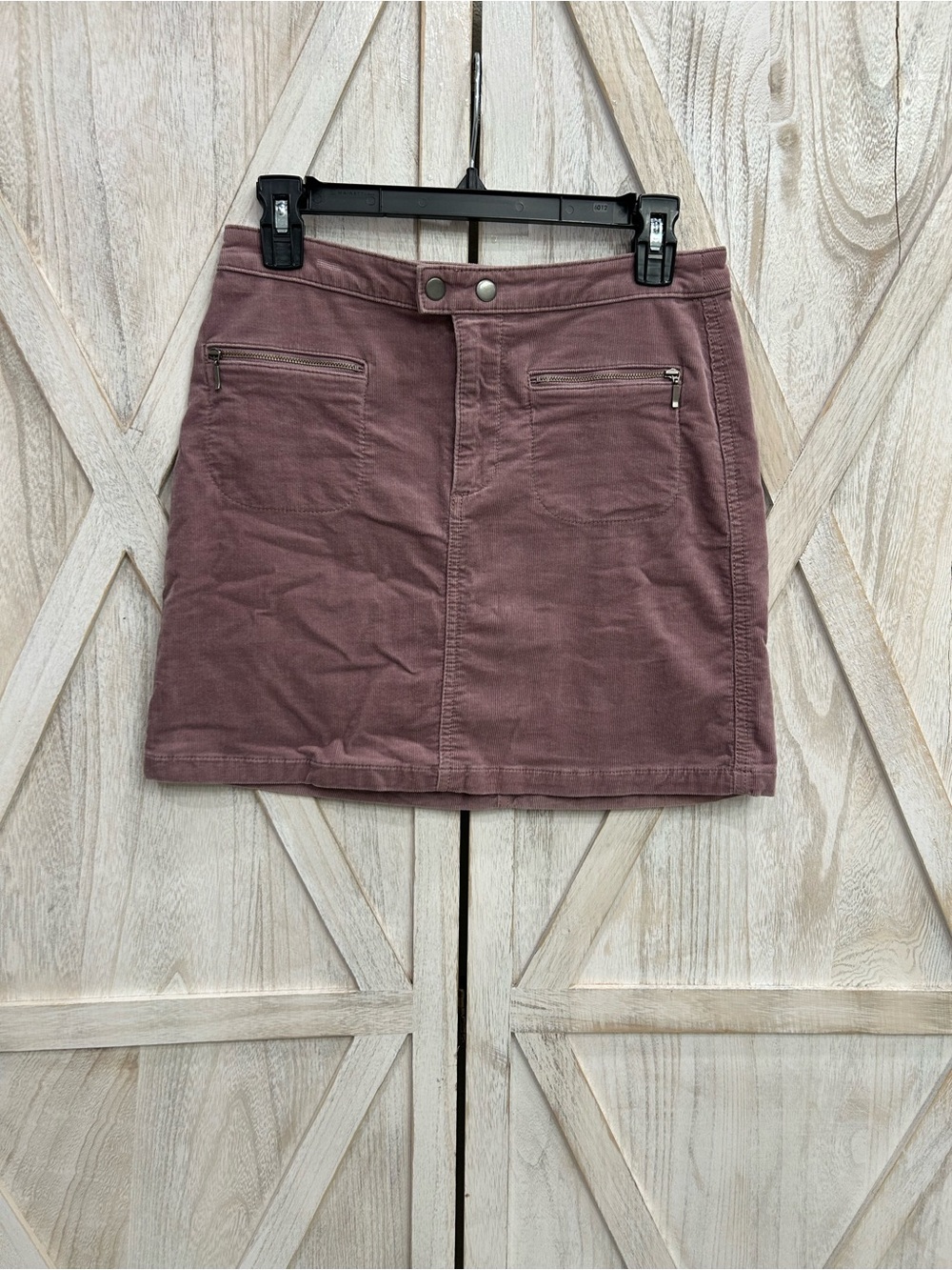 Mossimo Supply Co. Dusty Mauve Corduroy Mini Skirt